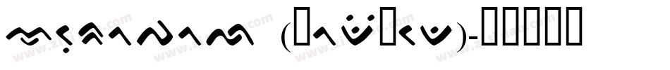 Neuropol (Modified)字体转换